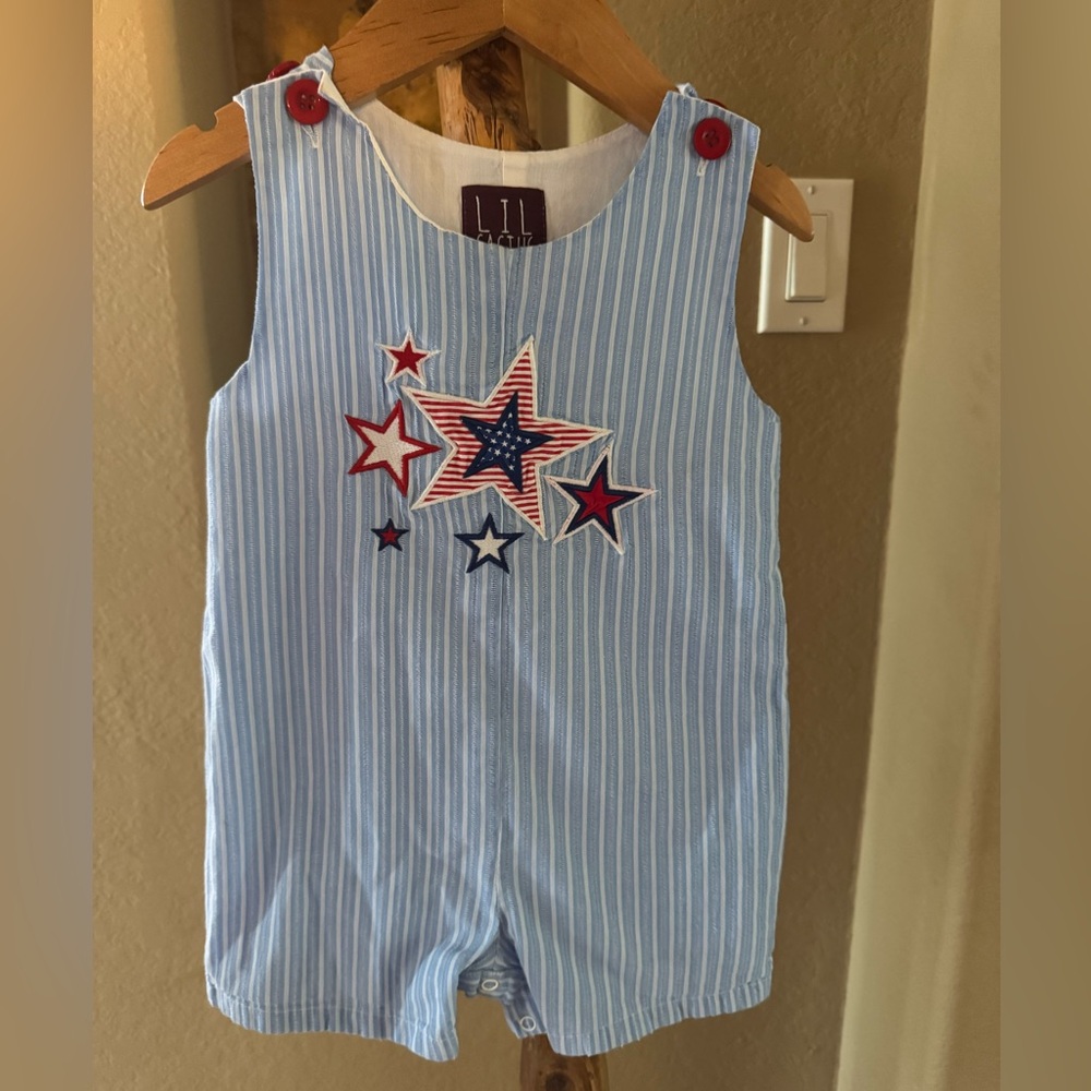 2T Lil Cactus Stars Onsie Romper John John